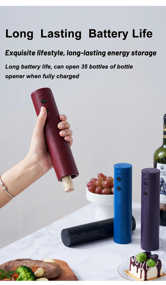 Abridor de botellas de vino eléctrico